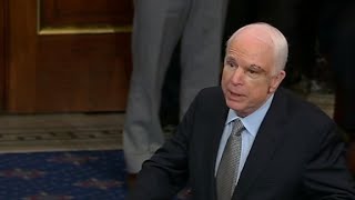 McCain returns to Senate floor full speech [upl. by Esirahc]