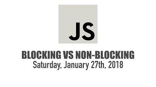 Blocking vs Nonblocking Languages [upl. by Liagabba690]