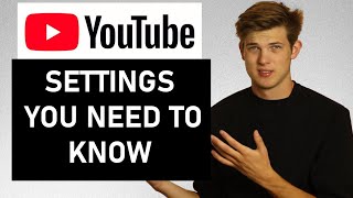 YouTube Settings You Need To Know About In 2020 [upl. by Auhsoj]