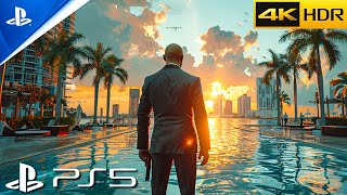 MIAMI PS5 Immersive ULTRA Realistic Graphics Gameplay 4K60FPS Hitman 2 [upl. by Saitam]