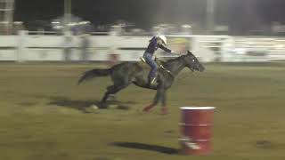 Barrel Racing   2019 Dumas Cowboy Classic Rodeo Saturday [upl. by Hilda652]