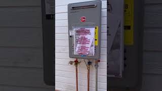 Tankless water heater install [upl. by Curry]