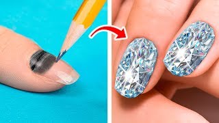 15 Nail Hacks And Designs Every Girl Should Try [upl. by Phylys]