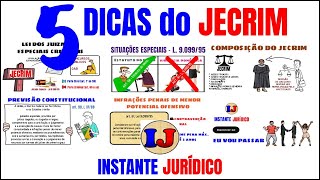 5 Dicas do JECRIM OAB  CONCURSO PÚBLICO  Juizado Especial Criminal [upl. by Aihsila800]