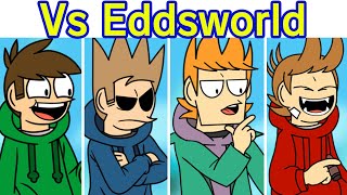 Friday Night Funkin VS Eddsworld FULL WEEK  Cutscenes Tord Tom Edd Matt FNF Mod Garcello Edition [upl. by Chuu81]