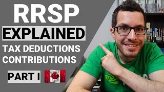 RRSP Explained Part 1  Tax Deductions amp Contribution Room  Canadian Tax Guide Chapter 3 [upl. by Norton]