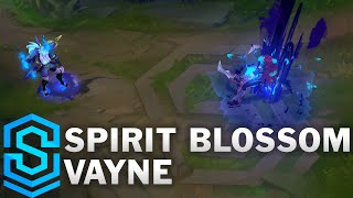 Spirit Blossom Vayne Skin Spotlight  League of Legends [upl. by Lat]