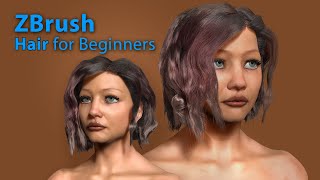 ZBrush  015  FiberMesh Hair for Beginners [upl. by Phillis]