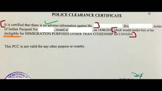 Meaning of Ineligible in Passport Police Clearance Certificate PCC Explained in Hindi [upl. by Jariv]