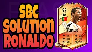 SBC SOLUTION CRISTIANO RONALDO 99  MADFUT 22 [upl. by Sihonn]