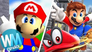 ¡Top 10 Mejores Juegos de MARIO [upl. by Eirrehc990]