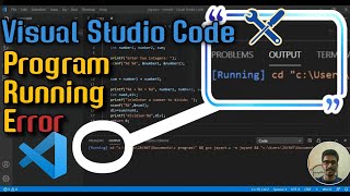 How to Run program In VS Code Terminal  VS Code Terminal not working CC [upl. by Ayeka499]