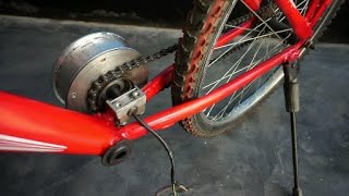 DIY Electric Bike  using reducer brushless Hub motor [upl. by Anida]