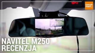 Navitel M250  lusterko z wideorejestratorem i kamerą cofania [upl. by Leahcam]