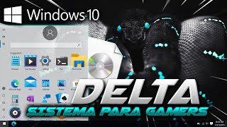 NUEVO Windows 10 Lite Debes Probarlo  Delta 10 Pro OS [upl. by Euphemia243]