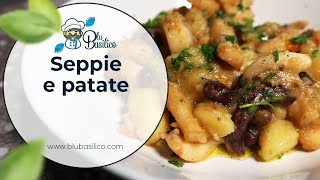 Seppie patate  Pescate e mangiate [upl. by Levitan]