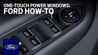 OneTouch Power Windows  Ford HowTo  Ford [upl. by Kinom]