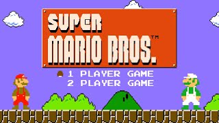 Super Mario Bros  Full Game Walkthrough NES [upl. by Veal]