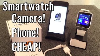 Review DZ09 Bluetooth SmartWatch with Camera [upl. by Siraval]