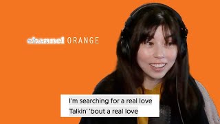 Frank Ocean  channel ORANGE album reaction [upl. by Adniled]