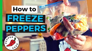 How To Freeze Peppers The Right Way  Pepper Geek [upl. by Jude]