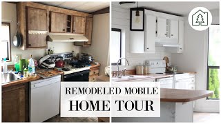 UNBELIEVABLE SINGLE WIDE MOBILE HOME RENOVATION  Before and After  Mobile Home Investing [upl. by Leahcar304]