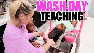 Curly Kids Wash Day Routine 4a 4b 4c I Tips For Foster and Adoptive Parents Christy Gior [upl. by Ludeman]