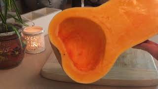 HOW TO COOK BUTTERNUT SQUASH  MICROWAVE OR ROASTED [upl. by Levy]