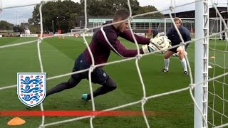 Fraser Forster prepares for San Marino  Player Diaries [upl. by Chivers]