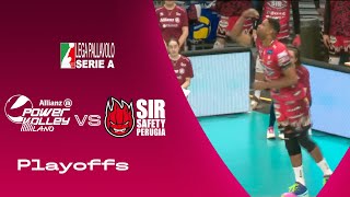 Milano vs Perugia  Highlights  SuperLega  Playoffs [upl. by Caines386]