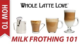 Milk Frothing for Beginners [upl. by Durarte402]