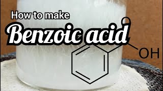 How to make benzoic acid [upl. by Quin]