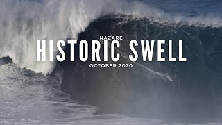 Nazaré Giant Historic Swell Highlights [upl. by Bourn301]