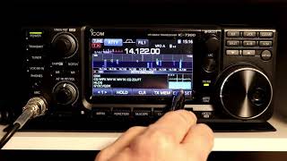 Icom IC7300 A to Z 37 RTTY Decode and settings [upl. by Aohsoj]