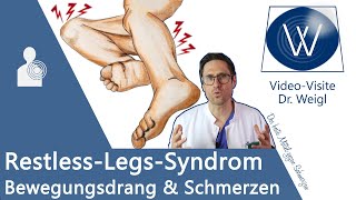 Restless Legs Syndrom RLS 💡 Die vergessene Krankheit  Unruhige Beine beim Einschlafen amp Nachts [upl. by Allimrac925]