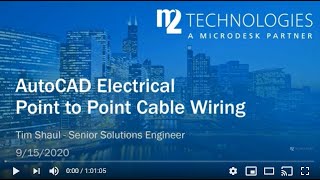 AutoCAD Electrical Point to Point Cable Wiring [upl. by Justino131]