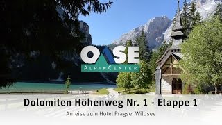 Dolomiten Höhenweg Nr 1  Etappe 1 [upl. by Nylg20]