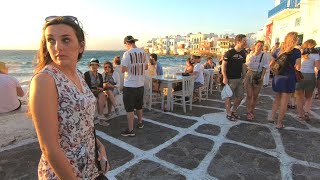 Exploring Mykonos Town Greece  Tourist Heaven or Hell [upl. by Richards]