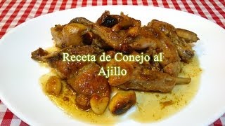 Conejo al ajillo receta original [upl. by Randene65]