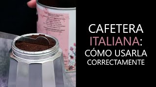 CÓMO USAR LA CAFETERA ITALIANA Guía básica para preparar café [upl. by Jorgensen]