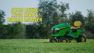 John Deere X300 Series Lawn Tractors [upl. by Conlin]