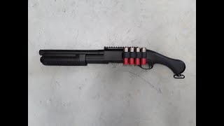 Airsoft CYMA M870 AOWC MultiShot Spring Shotgun [upl. by Limaa]