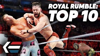 10 Greatest Royal Rumble Matches in WWE History  WrestleTalk [upl. by Honniball898]