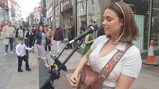 Allie Sherlock Live NOW on Grafton Street Dublin Ireland [upl. by Jarvey]