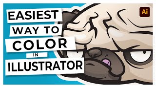 Adobe Illustrator Tutorial for Beginners How to Color [upl. by Aicenet]