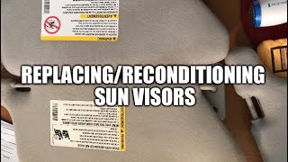 ReplacingReconditioning Chevy Colorado Sun Visors [upl. by Leahcym]