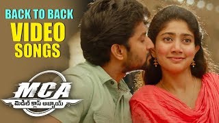 MCA Full Video Songs Back To Back  Nani Sai Pallavi  Devi Sri Prasad [upl. by Ruzich604]