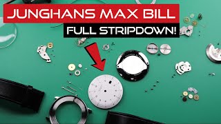 Junghans Max Bill  Full Stripdown  ASMR  Watch Repair amp Service Tutorial  ETA 28242  DIY [upl. by Adnawuj]