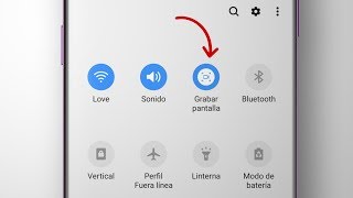 Como activar la opción Grabar pantalla en Samsung [upl. by Aerdied236]