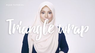 Hijab Tutorial Triangle Wrap [upl. by Nahtaneoj]